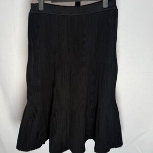 MaxMara Black A-Line Skirt